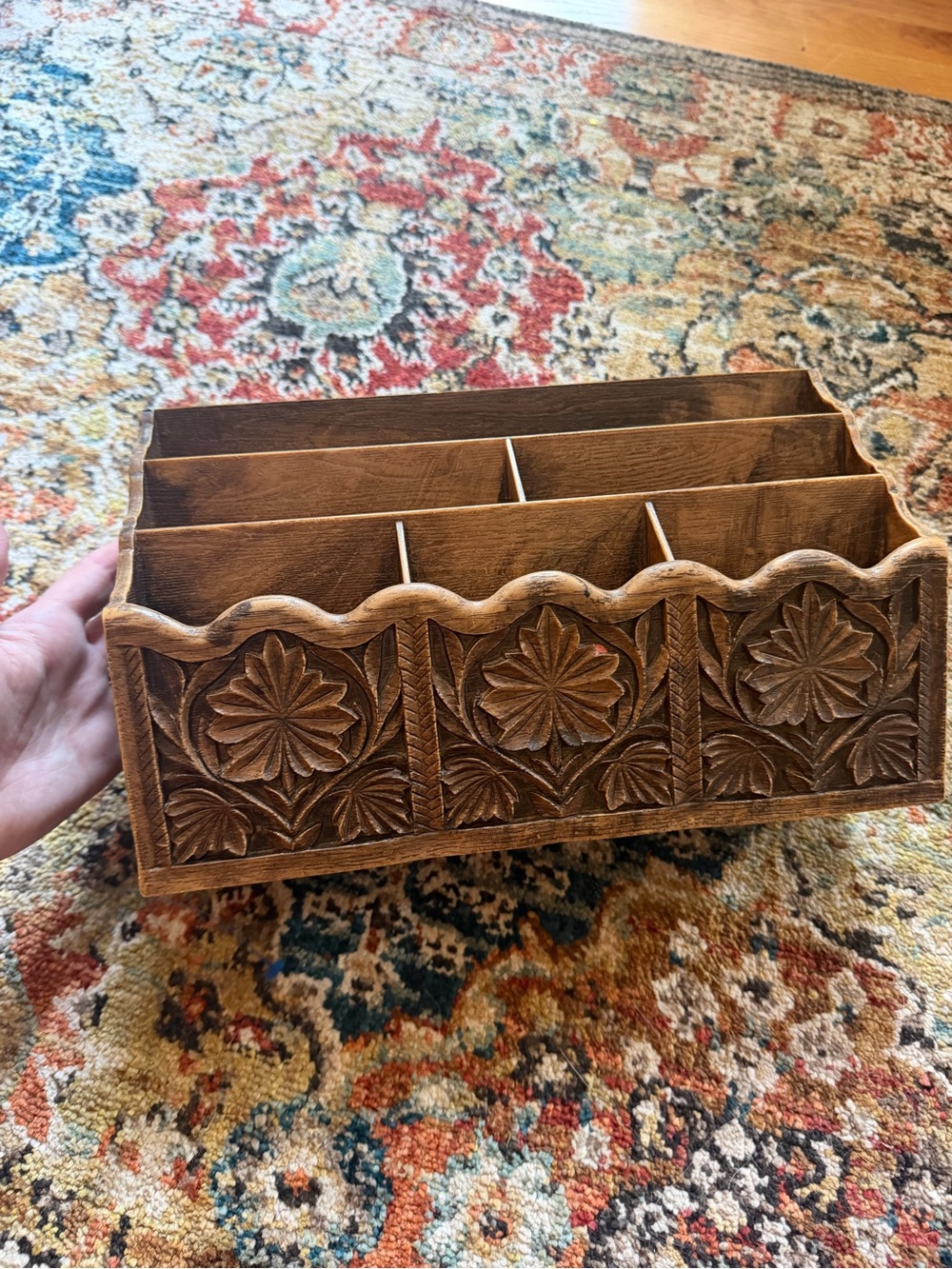 Vintage desk organizer